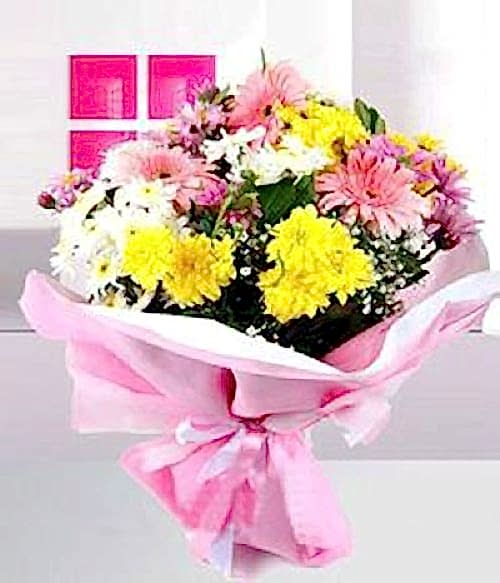 mevsim çiçeği buketi 2