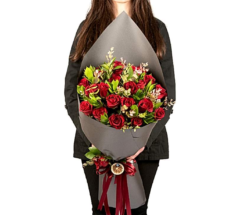 Kucak Dolusu Gül Buketi